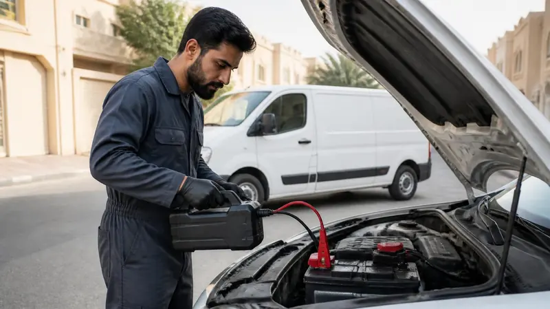 مقال صيانة سيارات من ورشة متنقلة أم الحمام